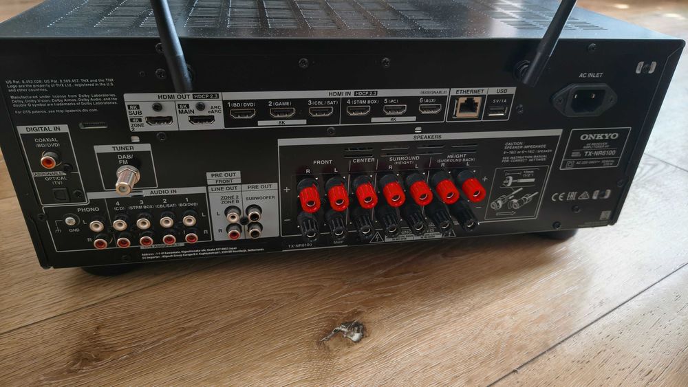 Onkyo TX-NR6100 - stan bardzo dobry, w pełni sprawny