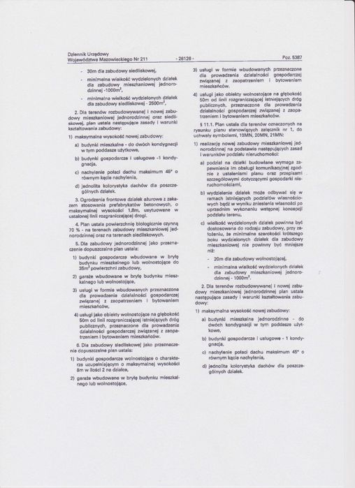 Działki budowlane 1000 m² Krzaki Czaplinkowskie, Góra Kalwaria - Widok 5
