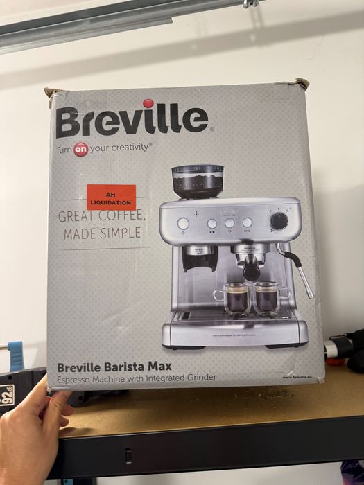 Breville barista max, ekspres kolbowy + dodatki