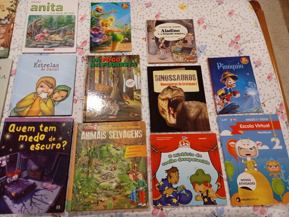 Conjunto de 20 Livros e Contos tradicionais para crianças - NOVOS!