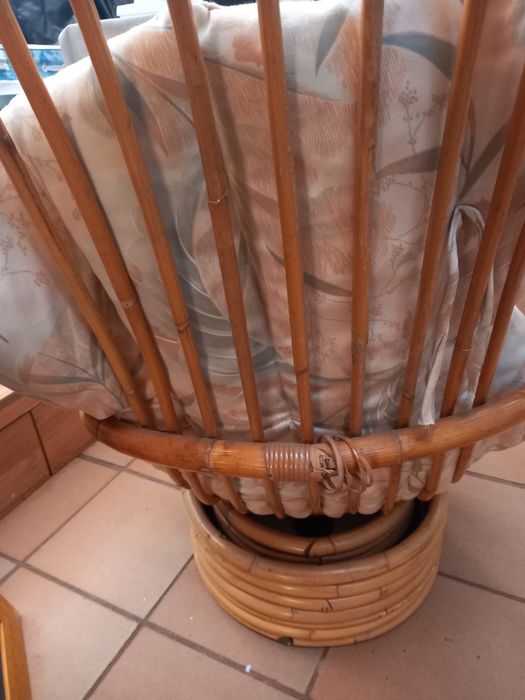 Cadeira de jardim em verga