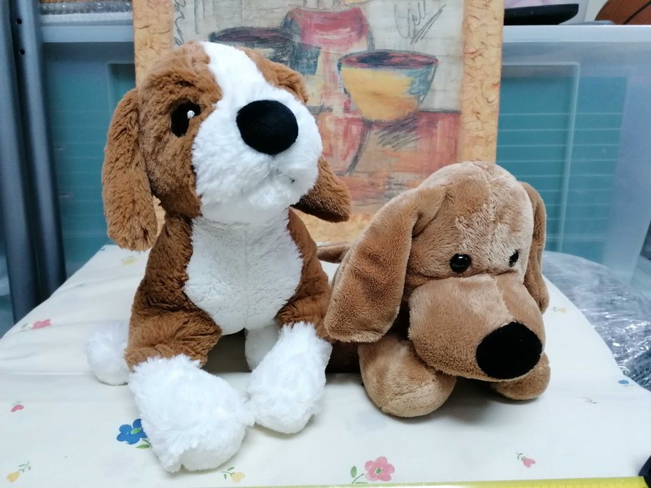 brinquedos - 2 peluches usados como novos