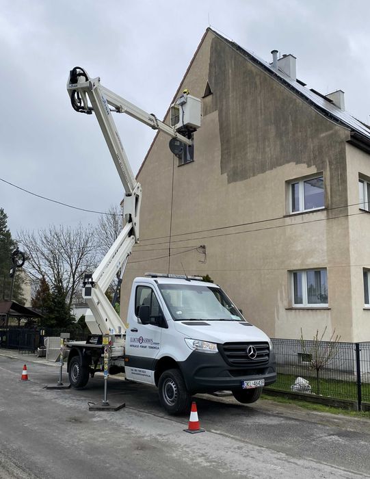Podnośnik koszowy 24m Kluczbork Olesno Namysłów Opole