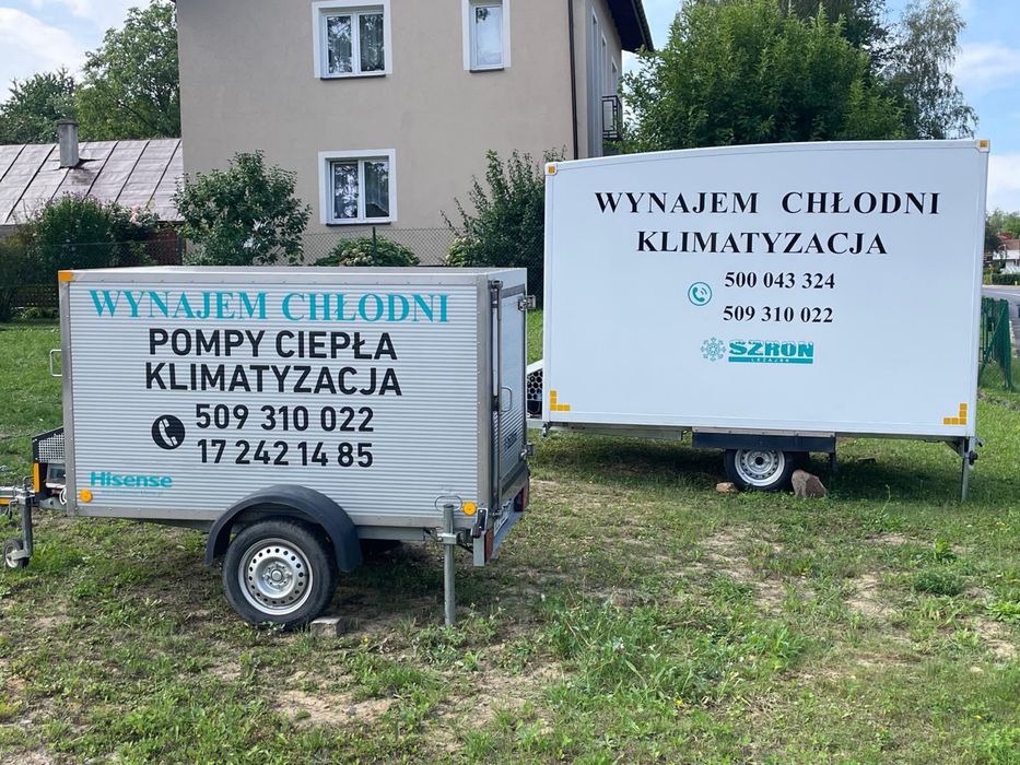 chłodnia mobilna wynajem chłodni
