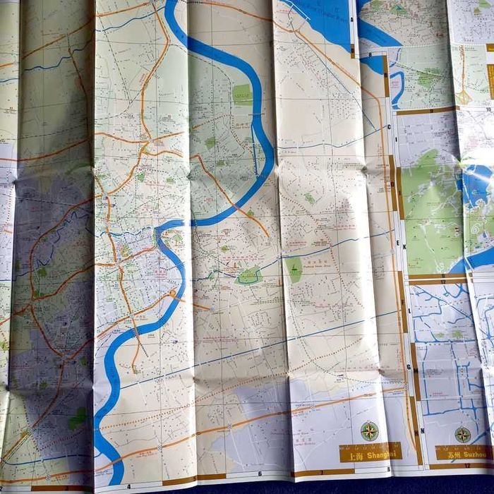 Mapa Turystyczna Szanghaju (wydanie Angielskie i Chińskie)