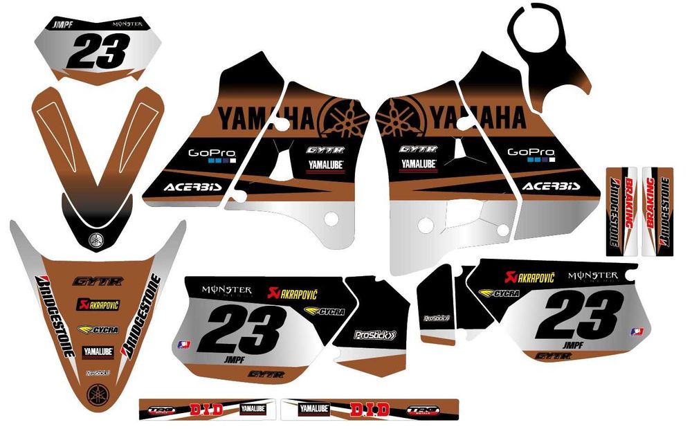 Kit Autocolantes Yamaha  DTR 125