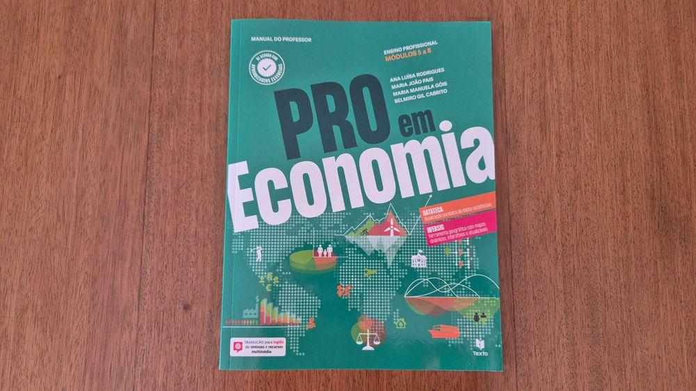 Vendo Dossier do Professor e Manual PRO EM ECONOMIA 11º Ano - NOVO !