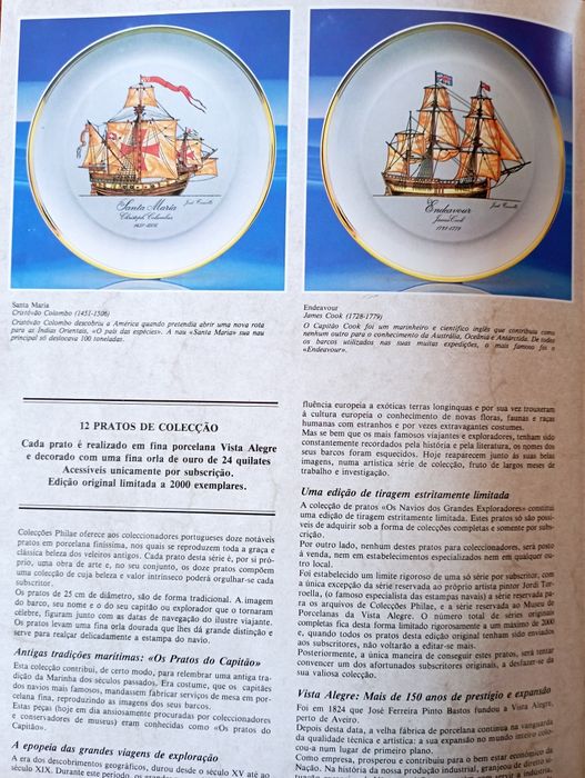 Pratos Vista Alegre - Coleção completa