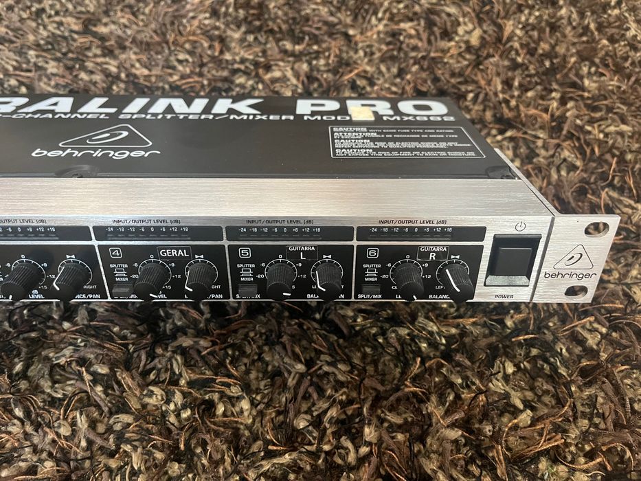 Behringer ultralink pro splitter/mixer