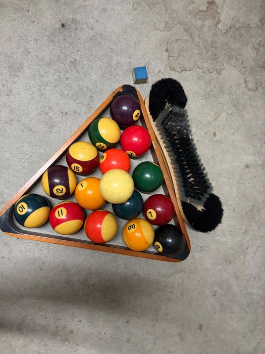 Vendo bolas de bilhar