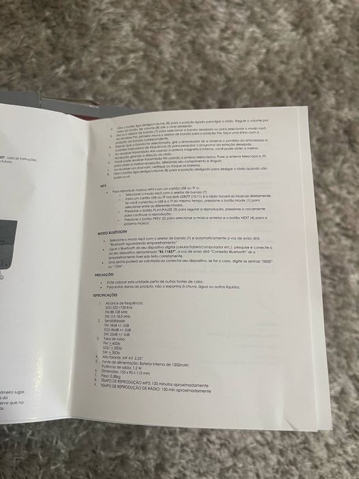 Solar and Rechargeable Radio, New64752120195586124