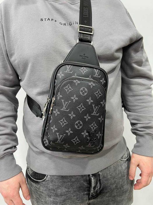 Сумка через плече Louis Vuitton Луї Вітон сумка-слінг чоловіча LV
