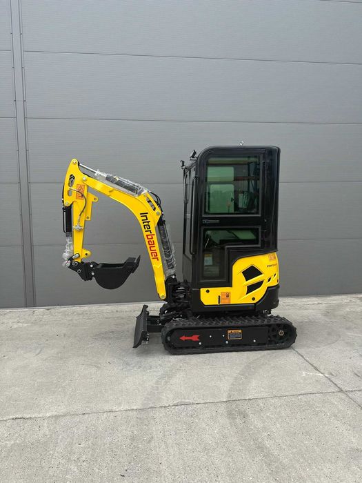 NOWA minikoparka Interbauer IB16 1600kg RAMIĘ SKRĘTNE KUBOTA KABINA
