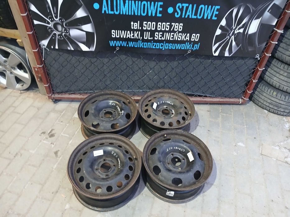 4x felgi stalowe 16 4x108 Citroen Berlingo C3 Elysee C4 Peugeot 208. 3