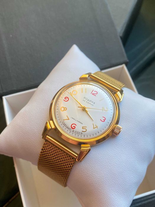 Наручные часы Родина 1 МЧЗ "Сделано в СССР" - механика, ручной завод