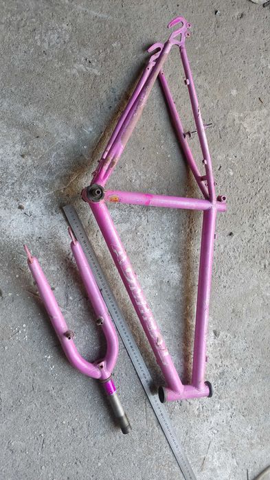 Рама, вилка велосипедная HI-ten 24 дюйма, прочная