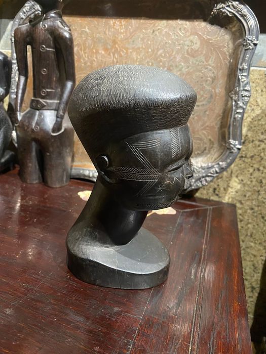 Escultura Maconde Moçambique 17 cmAnos 60