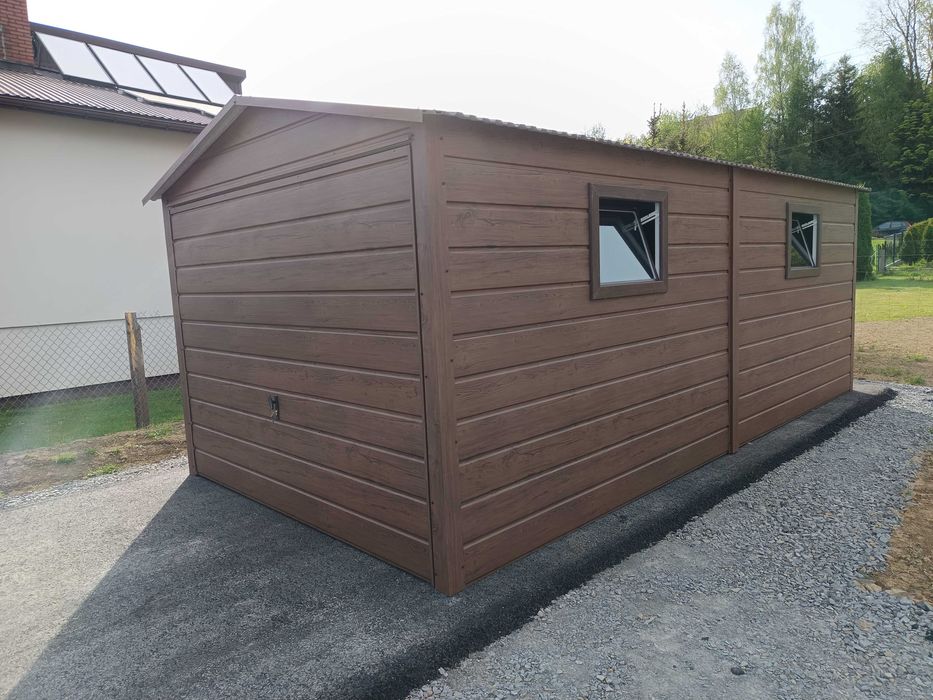 Garaż blaszany garaże blaszane garaż blaszak 3*6 premium profil 4*5