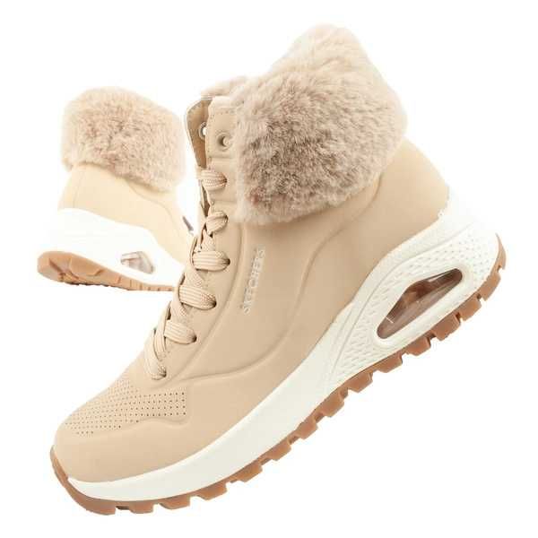 Skechers Uno Rugged botki ocieplane zimowe z futerkiem r. 35,5-41
