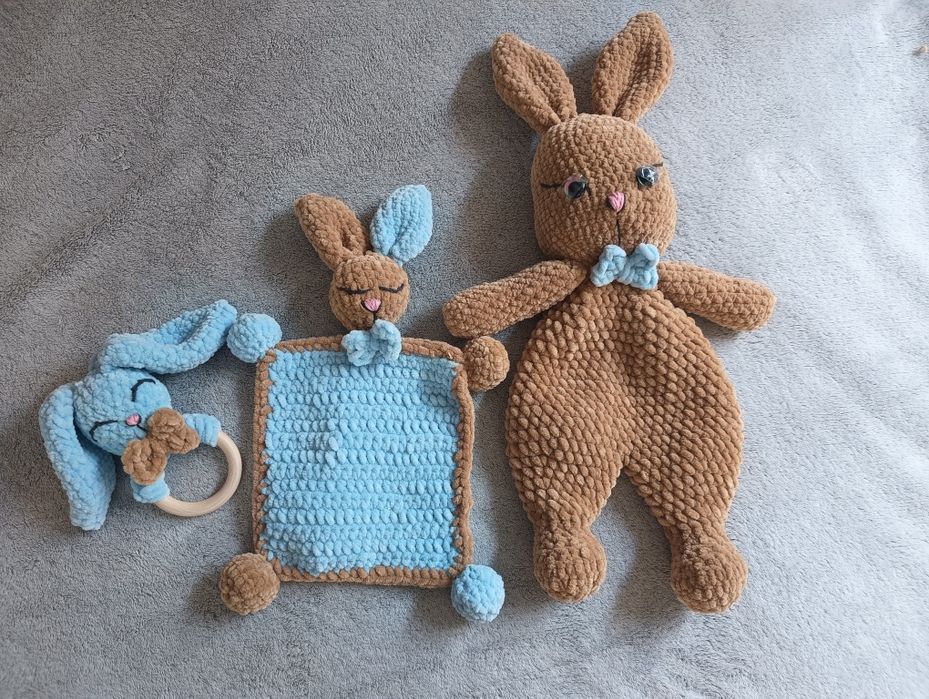 Zestaw na baby shower dla niemowlęcia handmade