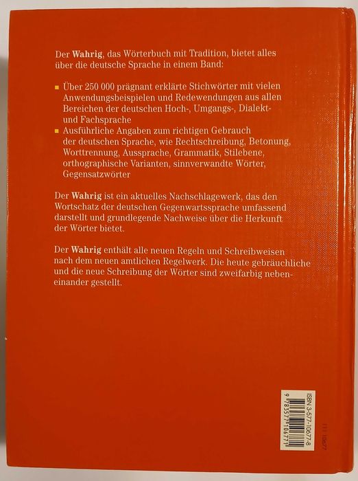 Wahrig Deutsches Worterbuch