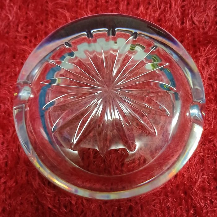 Cinzeiro de cristal Atlantis "star" (Ø=13cm) NOVO, na caixa de origem