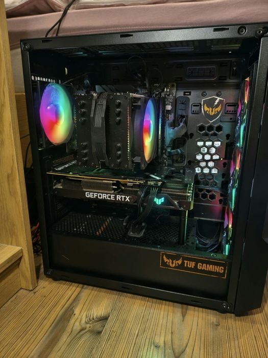 Mocny komputer gamingowy – Ryzen 7 5700X + RTX 3080 Ti 12 GB 32 GB RAM 1.5TB dyski TUF GAMING