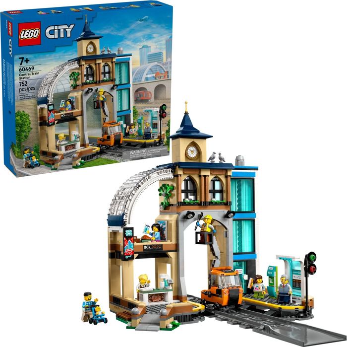 LEGO® City 60469 Центральний залізничний вокзал (Central Train Station).