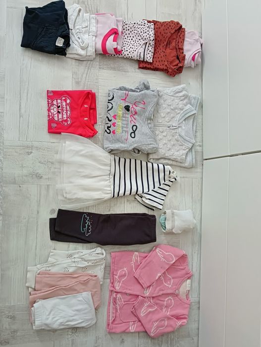 Paka ubrań 86 dziewczynka