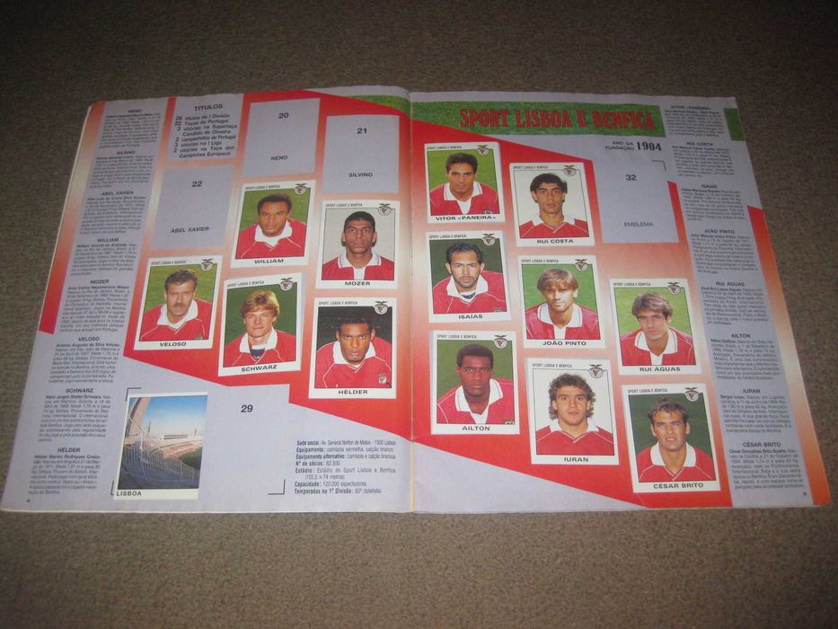 Caderneta do Campeonato Nacional de Futebol 1993/1994