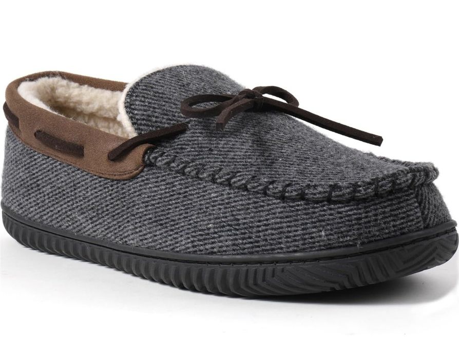 Kapcie męskie  mokasyny,
pluszowe pantofle z pianki z pamięcią k