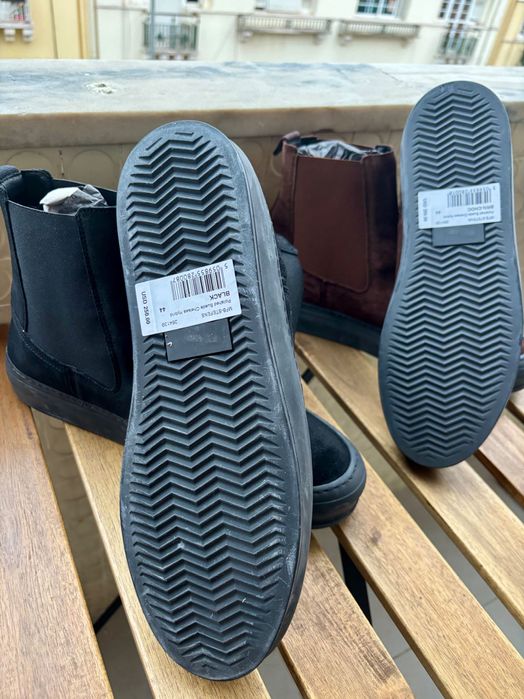 Ted Baker Stefens Polished Suede Chelsea Boots Hybrid (x2)