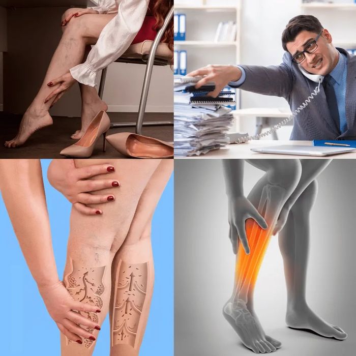 Podkolanówki kompresyjne uciskowe przeciwbólowe 40-44