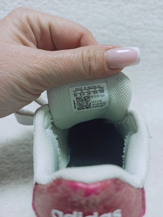 Оригінал Adidas, 26 розмір, устілка 17 см, кросівки для дівчинки