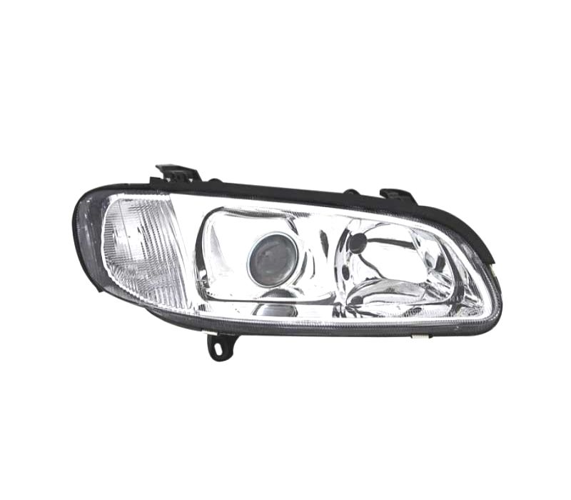 FARÓIS FRONTAIS PARA OPEL OMEGA B 94-99 FUNDO CROMADO