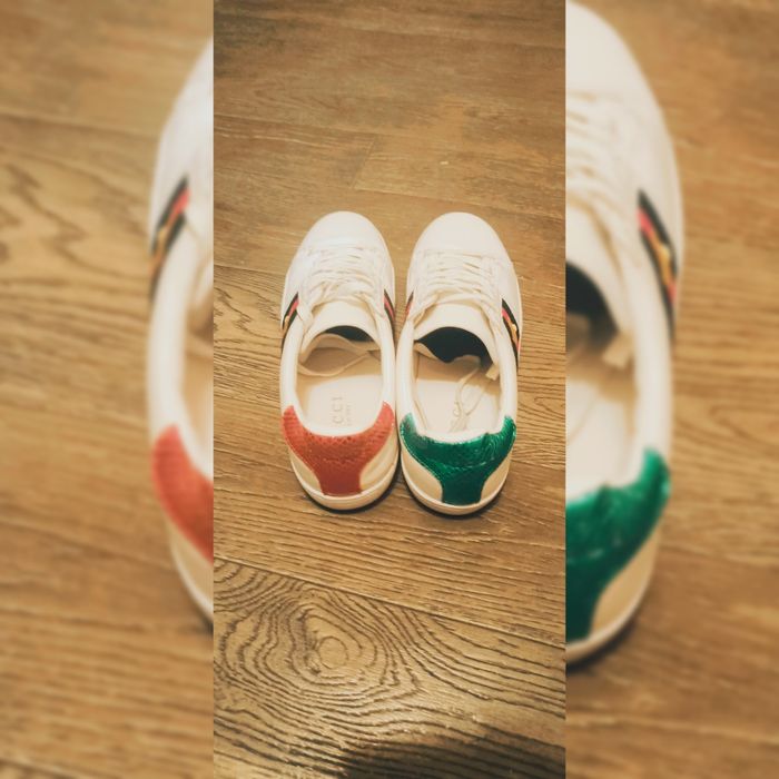 GUCCI белые кеды