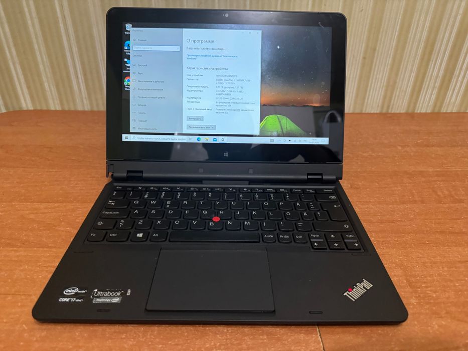 Ноутбук Lenovo ThinkPad Helix 3701 core i7 3gen