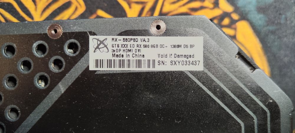 Продам Rx 580 8 Гб XFX