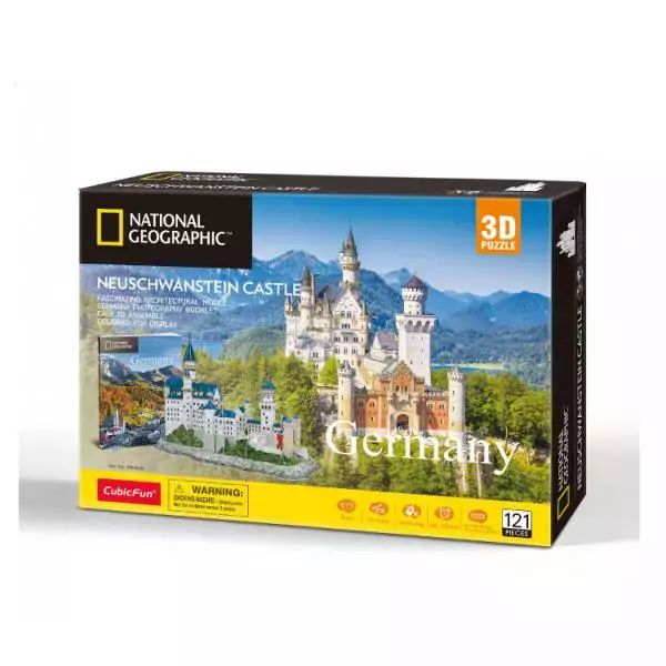 Puzzle 3D National Geograpfic zamek Neuschwanstein DS0990H. Dante