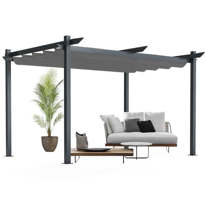 Pergola ogrodowa tarasowa metalowa 3x4 altana zadaszenie KOLORY