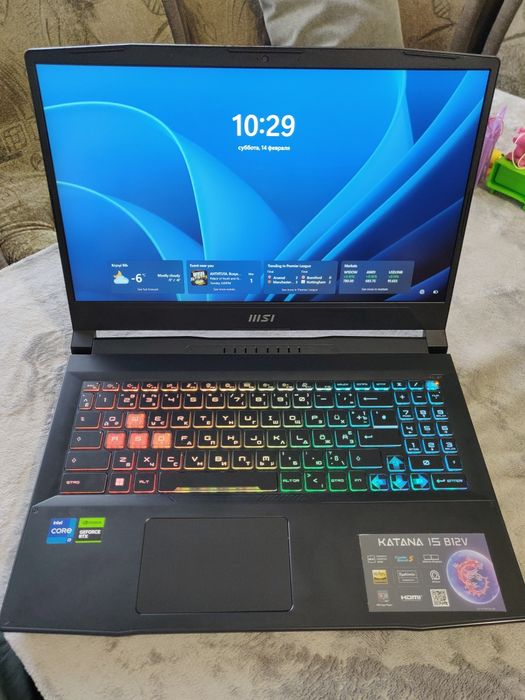 Ноутбук MSI Katana 15 B12VGK-244 (АЗУ 32GB, SSD 2TB, RTX 4070 8Gb)