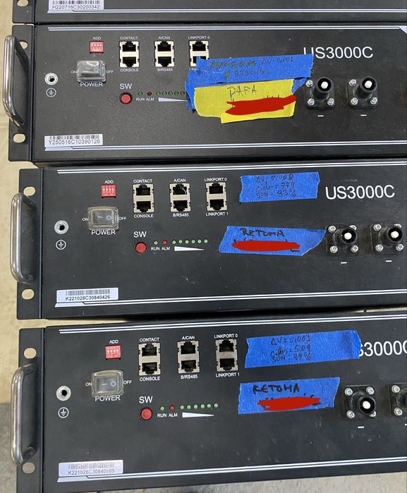 Baterias litio pylontech US5000 e US3000C