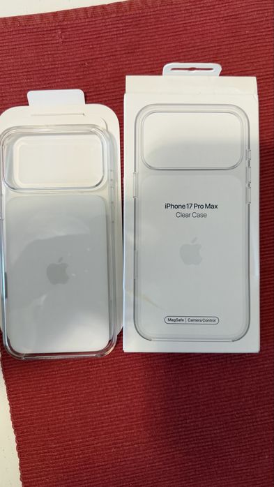 Capa iphone 17 pro max Clear case