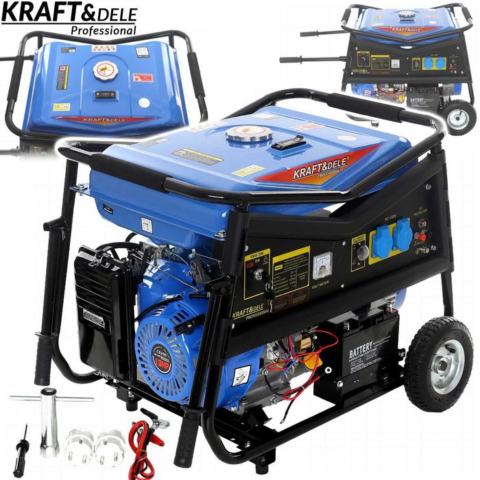 KRAFT&DELE Agregat Prądotwórczy Generator Prądu 5000w 7km KD145