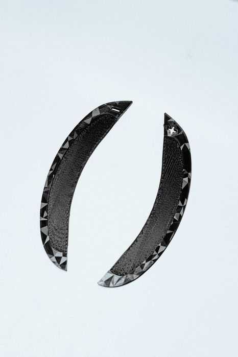 Moza ES/ESX - Mod - Nakładki na łopatki - Carbon/Forged Carbon style