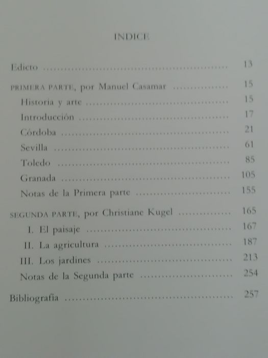 La Espana Arabe, Legado de Un Paraiso