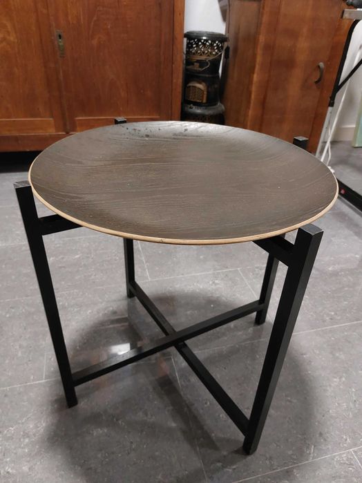 Mesa de centro dobravel de madeira