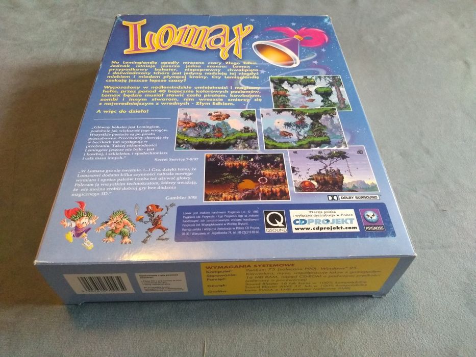 Lomax gra komputerowa dla dzieci big box