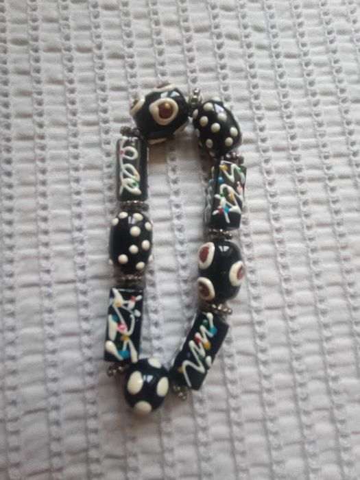 2 pulseiras vidro de Murano