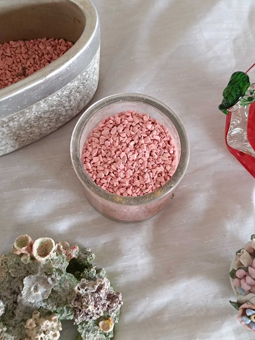 Conjunto de decoração Flores e Floreiras